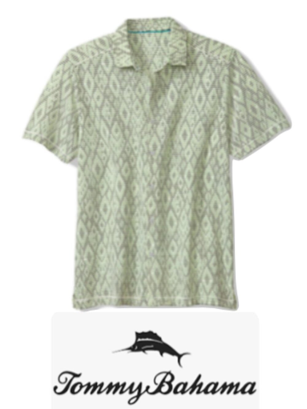 Tommy Bahama Costa Wave Diamond Camp Shirt (XL)